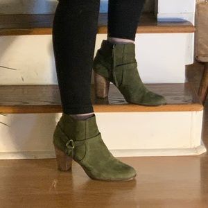 Suede booties